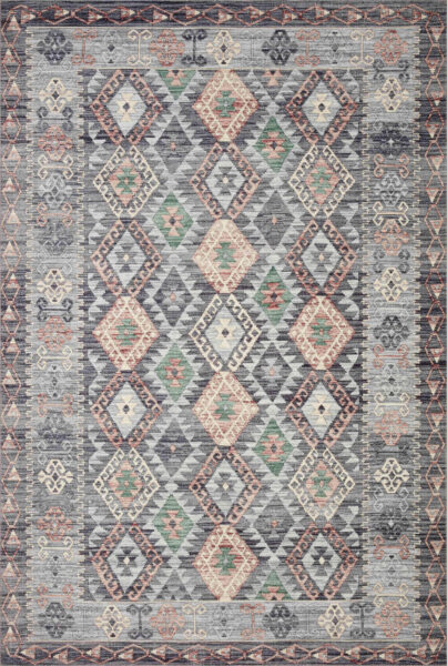 Zion Grey/Multi Rug