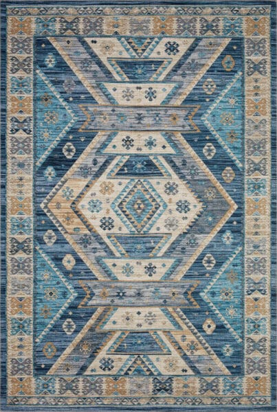 Zion Ocean/Gold 1'6" Sample Rug