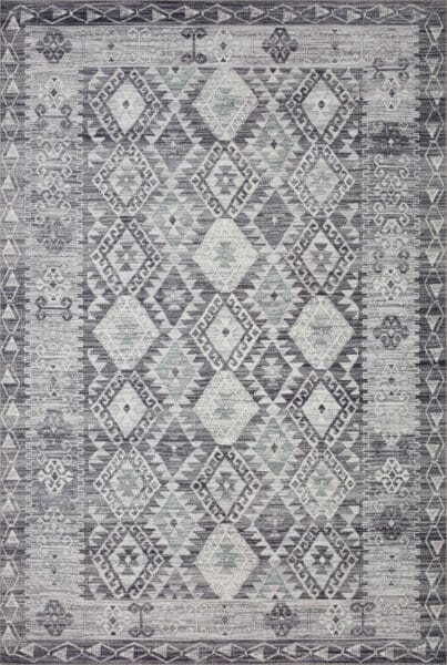 Zion Charcoal/Slate 1'6" Sample Rug