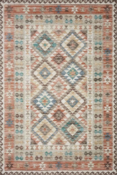 Zion Ivory/Multi 1'6" Sample Rug