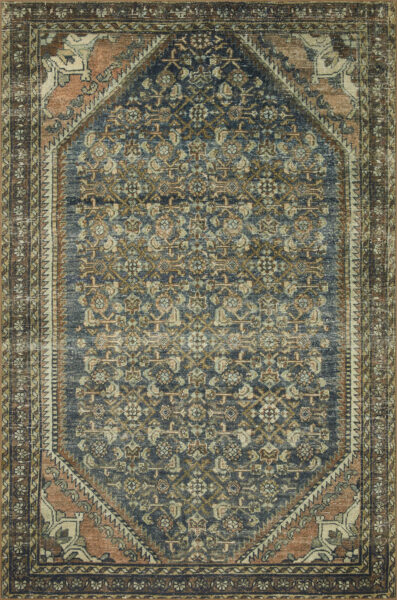 Banks Denim/Clay 1'6" Sample Rug