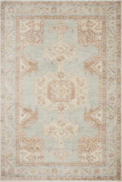 Carlisle Seafoam/Taupe 1'6" Sample Rug