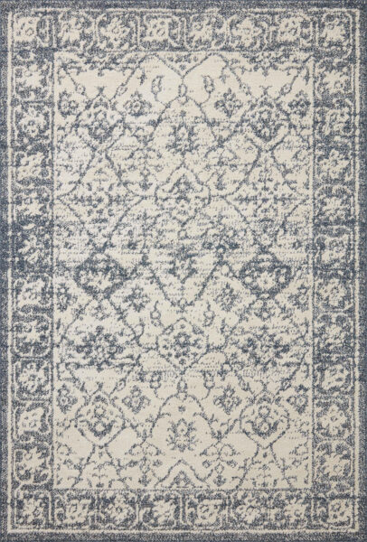 Gigi Ivory/Blue Rug