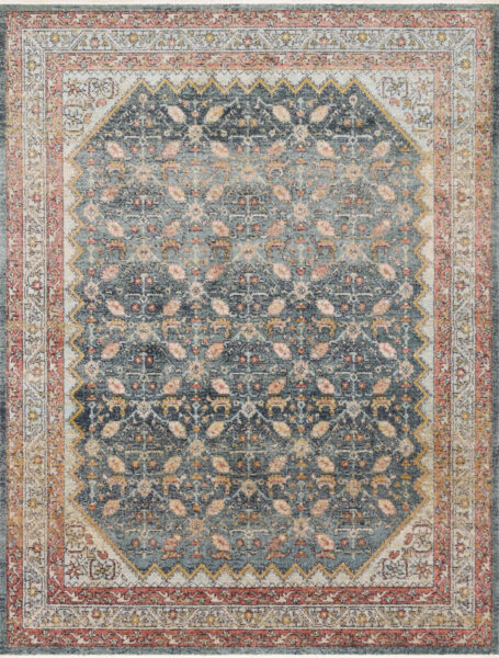 Graham Blue/Persimmon 1'6" Sample Rug