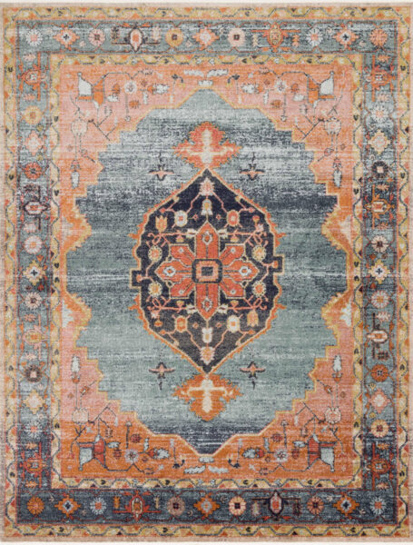 Graham Blue/Sunrise 1'6" Sample Rug