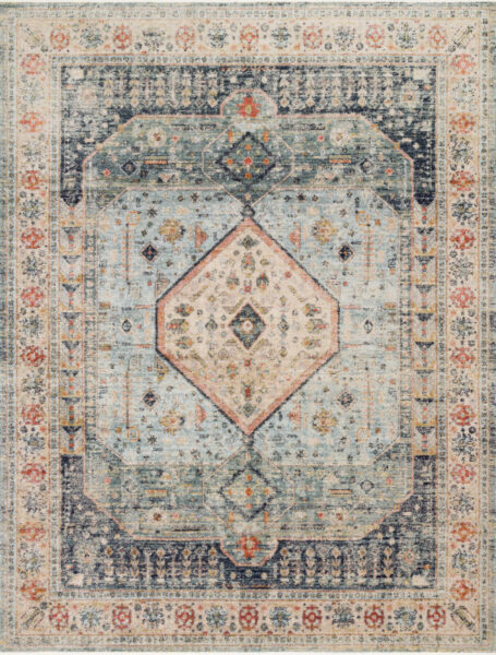 Graham Blue/Antique Ivory 1'6" Sample Rug