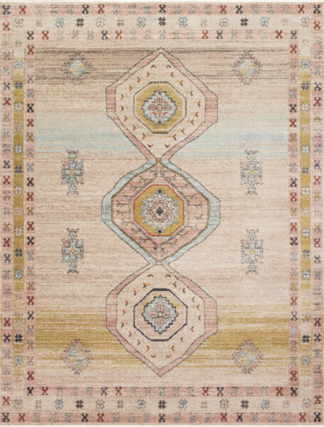 Graham Antique Ivory/Multi 1'6" Sample Rug