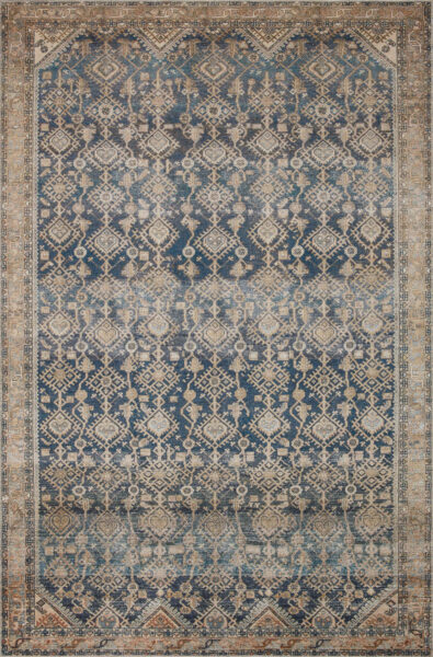 Lenna Indigo/Natural 1'6" Sample Rug