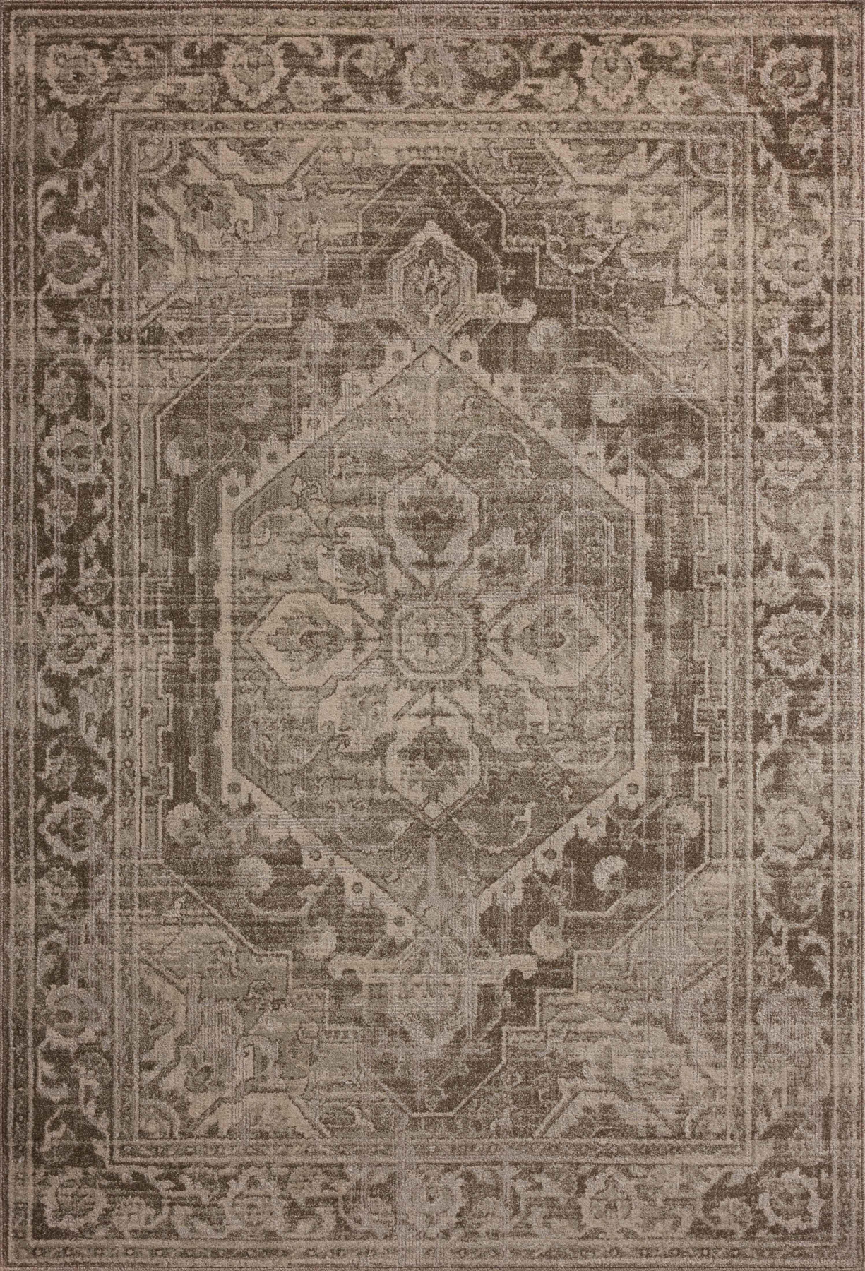 Mona Cocoa/Stone 1'6" Sample Rug