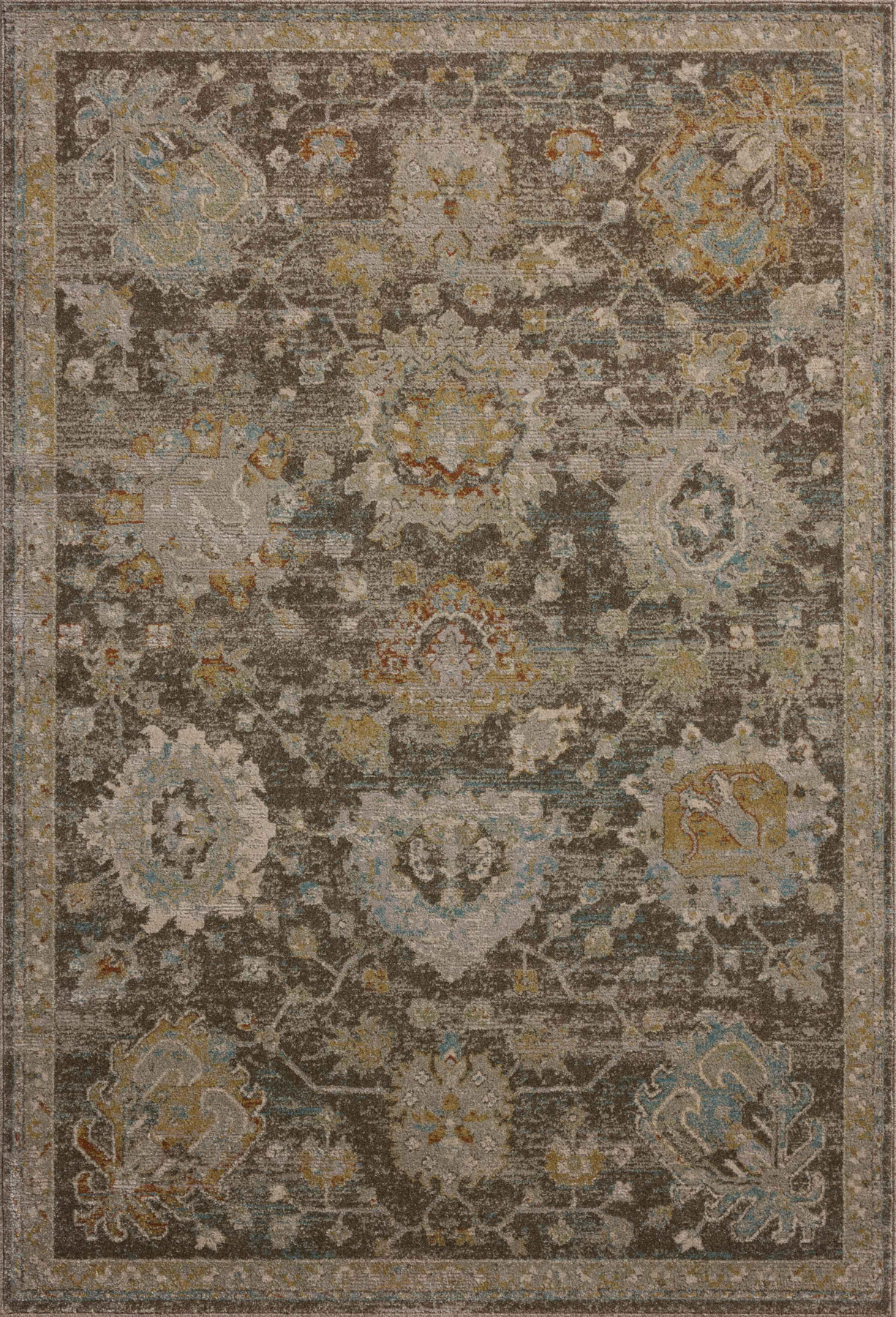 Mona Bark/Multi 1'6" Sample Rug