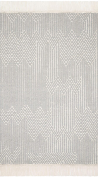 Newton Light Grey/Ivory 1'6" Sample Rug