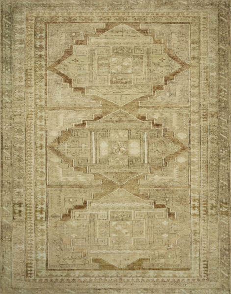Sinclair Khaki/Tobacco 1'6" Sample Rug