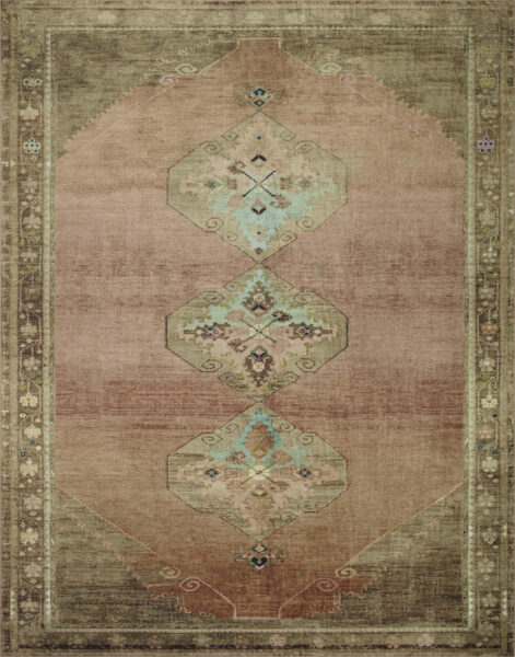 Sinclair Clay/Tobacco 1'6" Sample Rug