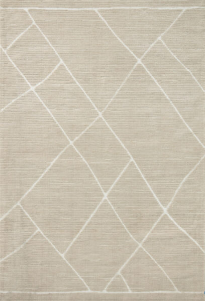 Logan Oatmeal/White Rug