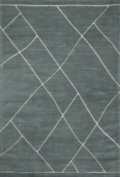 Logan Slate/White Rug