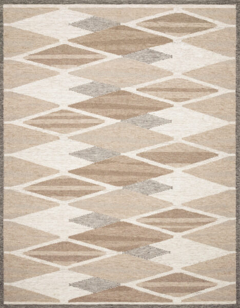 Evelina Taupe/Bark 1'6" Sample Rug