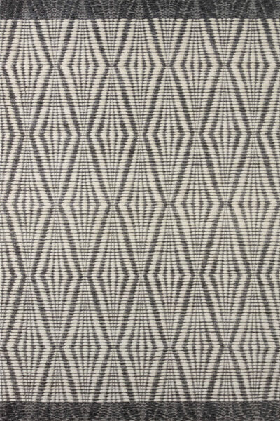 Kenzie Ivory/Charcoal Rug - 7'9"x9'9"