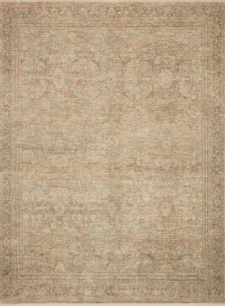 Priya Olive/Graphite 1'6" Sample Rug