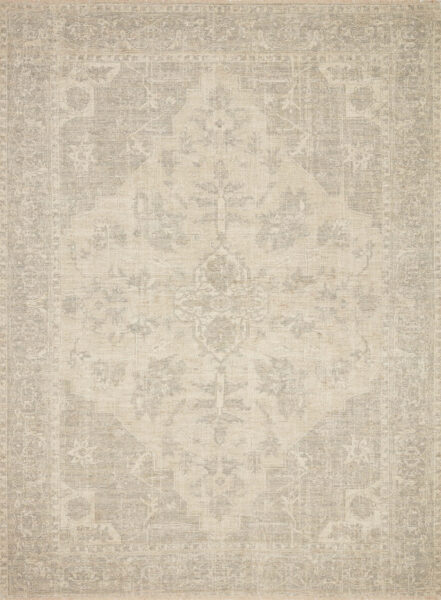 Priya Ivory/Grey 1'6" Sample Rug
