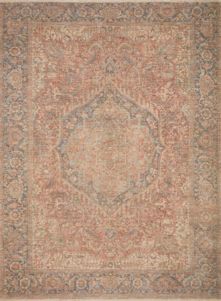 Priya Brick/Navy Rug