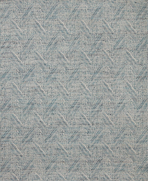 Raven Blue/Ivory 1'6" Sample Rug