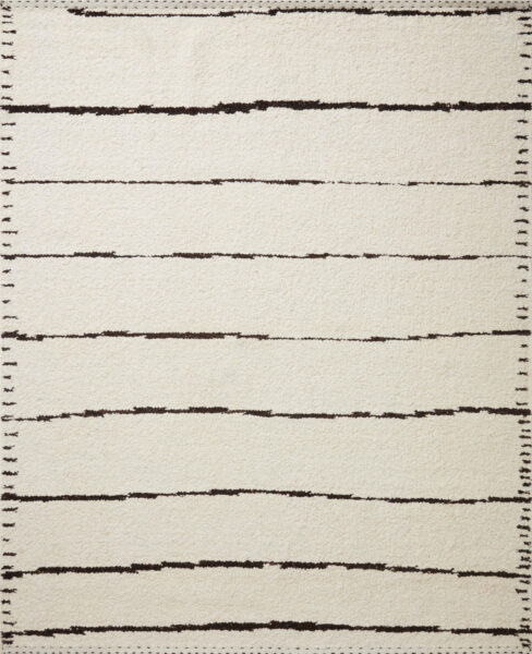 Roman Ivory/Black Rug