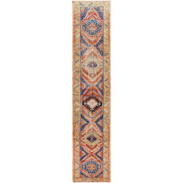 Antique One of a Kind 3’x13’10” Handmade Runner