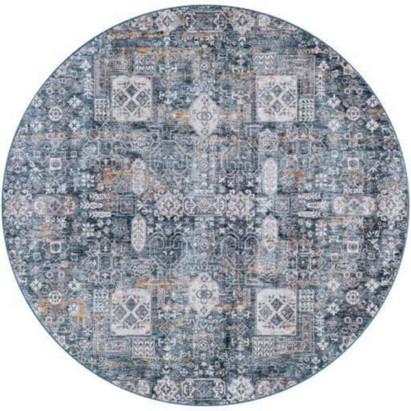 Cardiff 5’3″x5’3″ Machine Woven Rug
