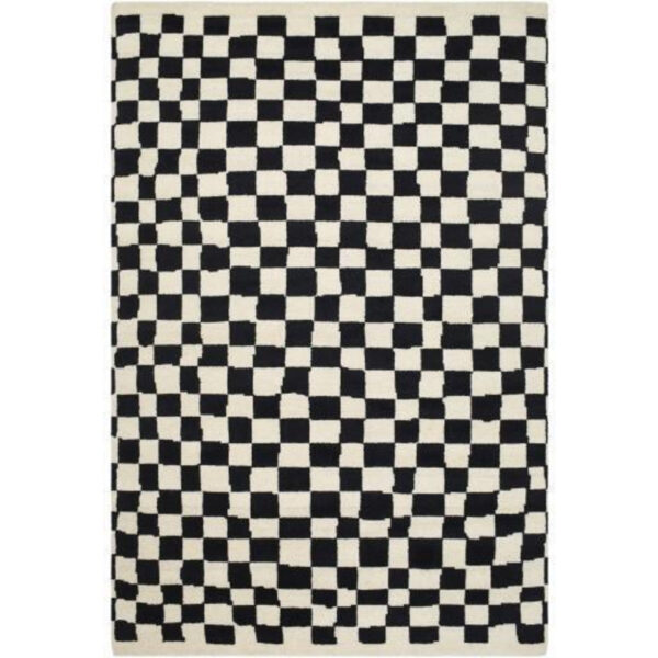 Damier 2’x3′ Handmade Rug