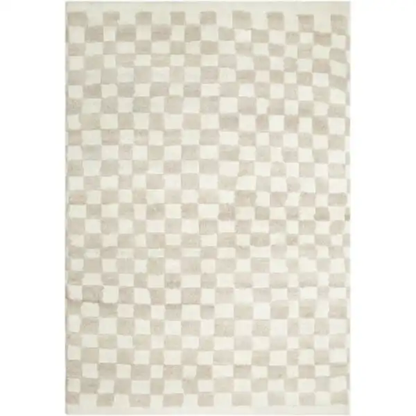 Damier 6’x9′ Handmade Rug