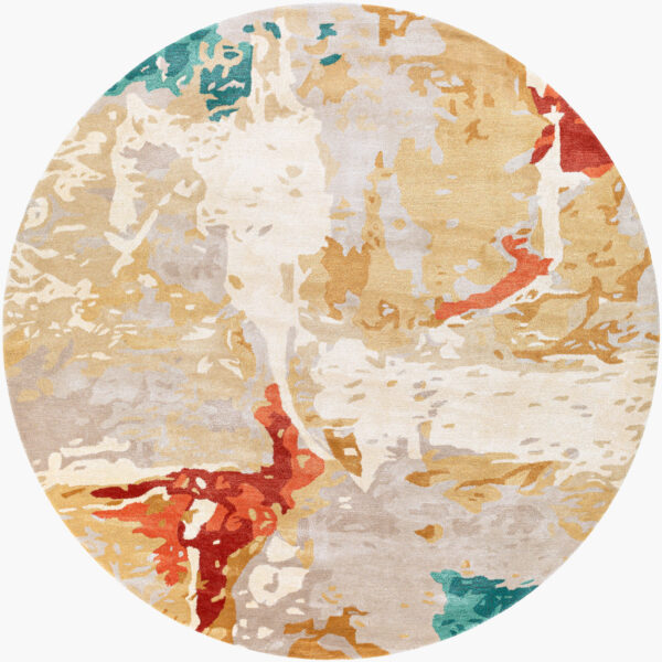 Kavita 8′ Round Handmade Rug