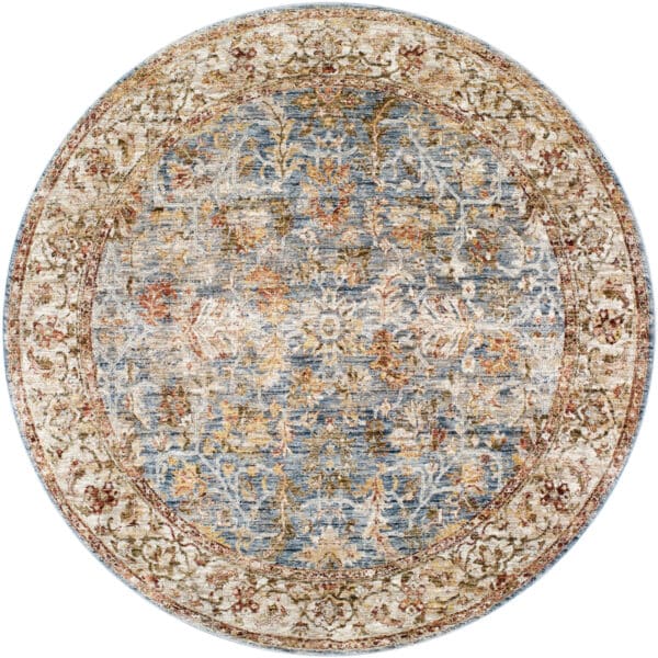 Mona Lisa 7’10” Round Machine Woven Rug