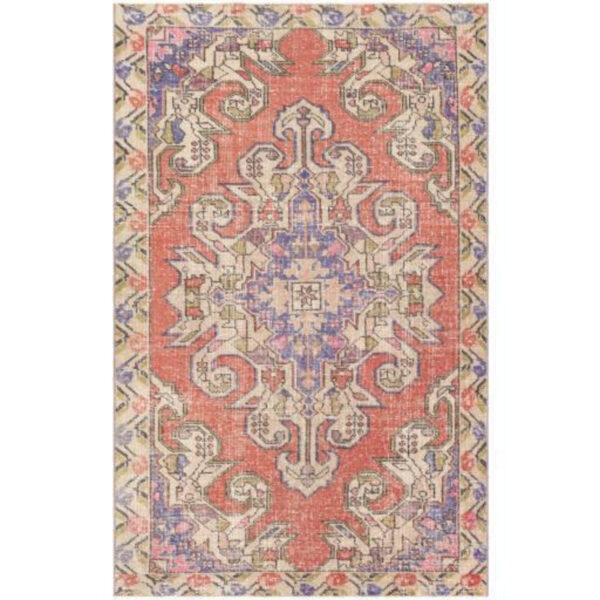 Antique One of a Kind 4’3″x7′ Handmade Rug