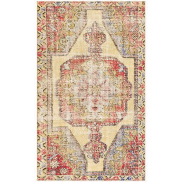 Antique One of a Kind 4’4″x7’6″ Handmade Rug