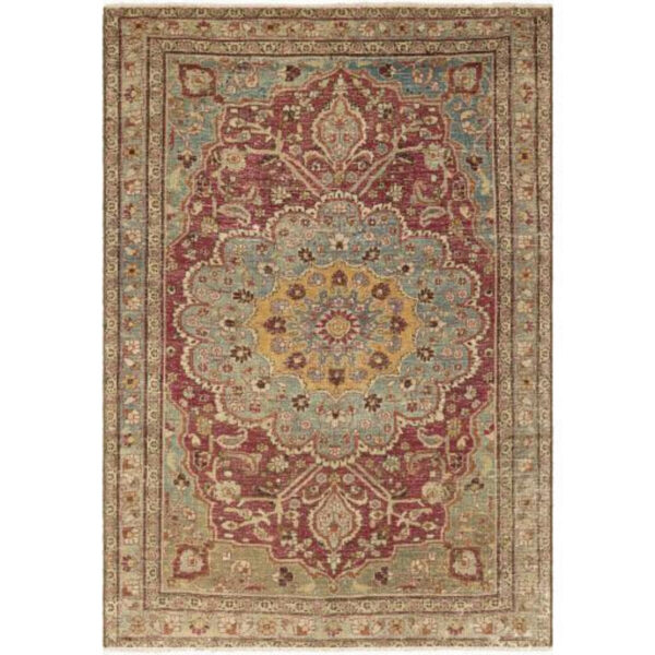 Antique One of a Kind 4’1″x5’11” Handmade Rug