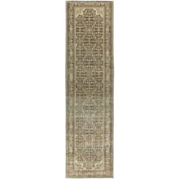 Antique One of a Kind 3’7″x13’6″ Handmade Runner