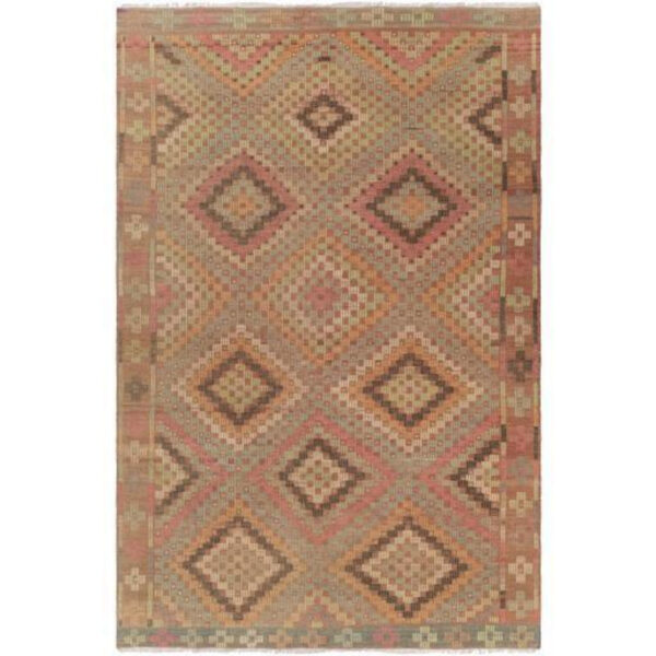 Antique One of a Kind 5’11″x8’10” Handmade Rug