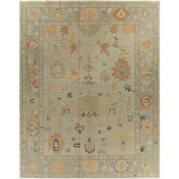 Antique One of a Kind 8’x9’11” Handmade Rug