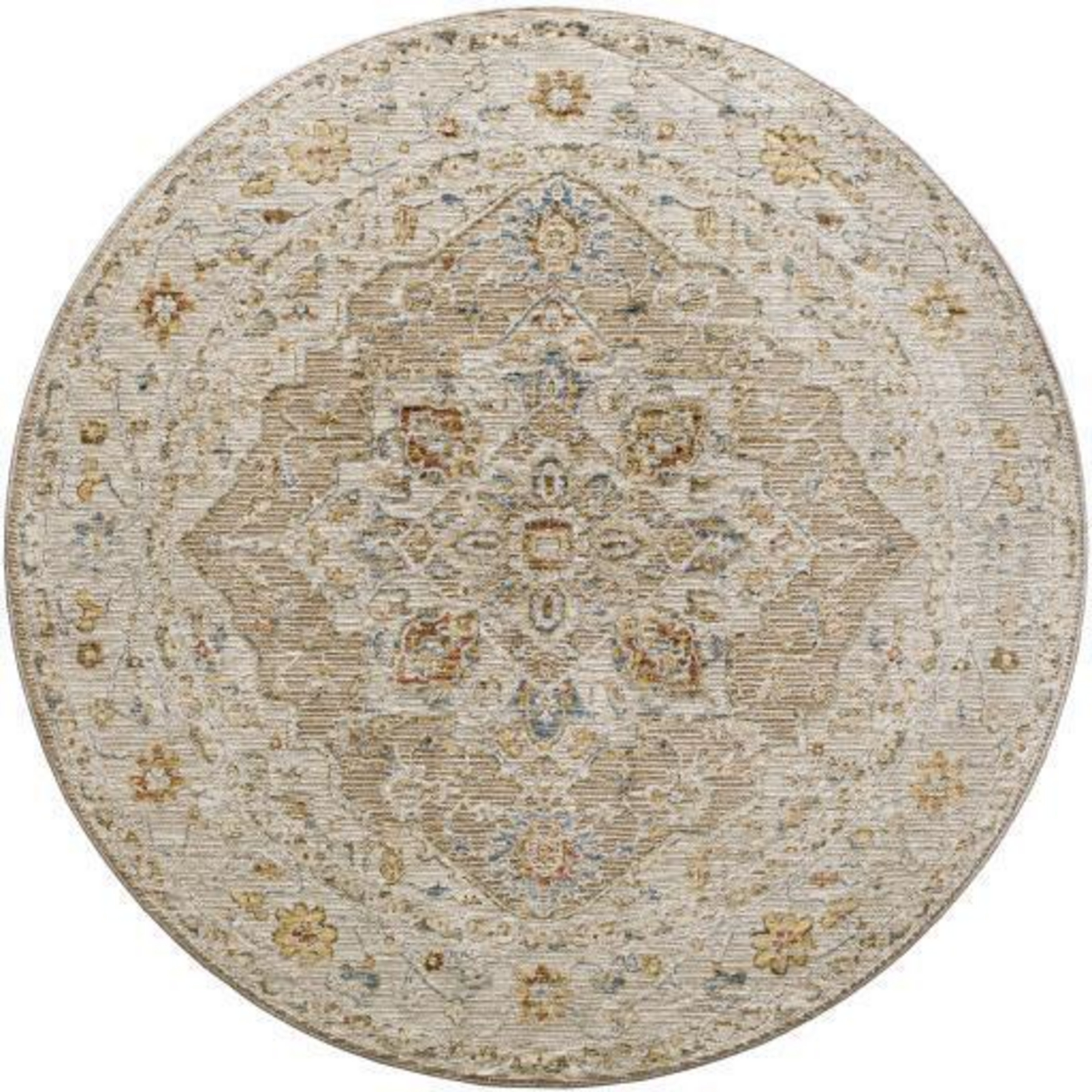 Reina 5’3″x5’3″ Machine Woven Rug
