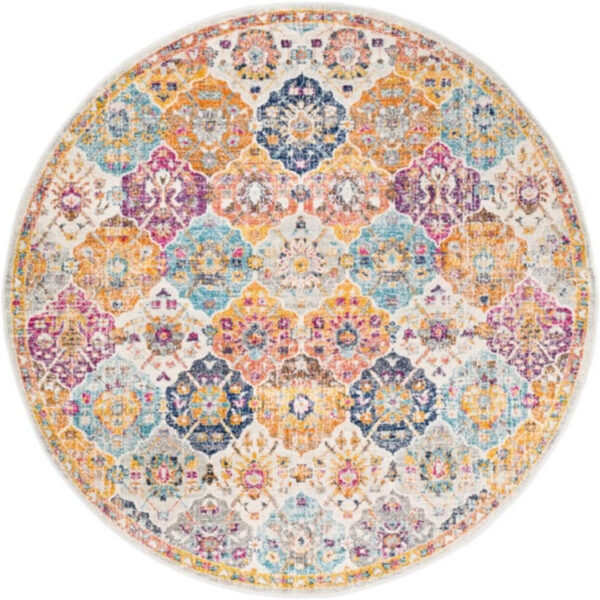 Harput 5’3″x5’3″ Machine Woven Rug