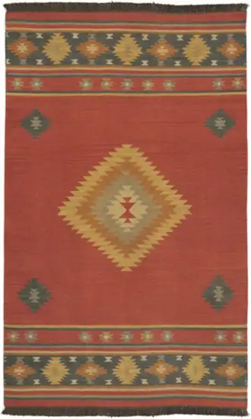 Jewel Tone 9’x13′ Handmade Rug