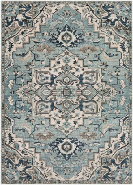 Mesopotamia 7’10″x9’10” Machine Woven Rug