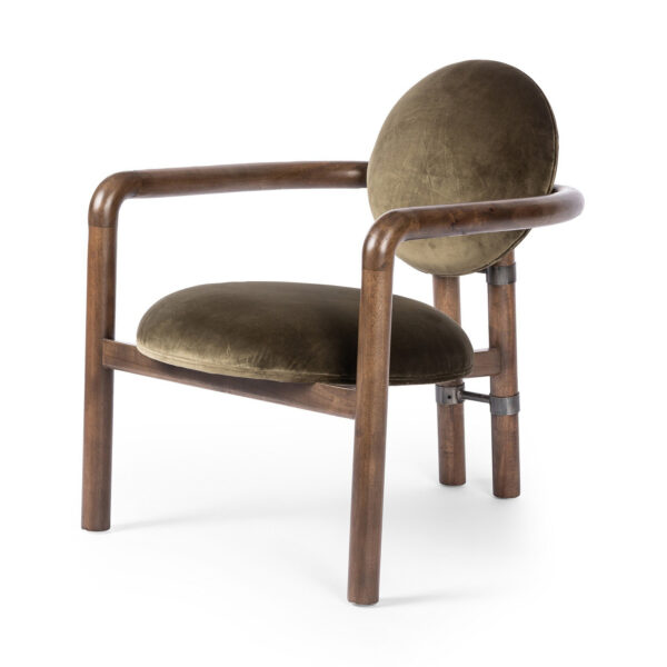 Bria Chair - Surrey Olive, Vintage Parawood, Gris Gunmetal