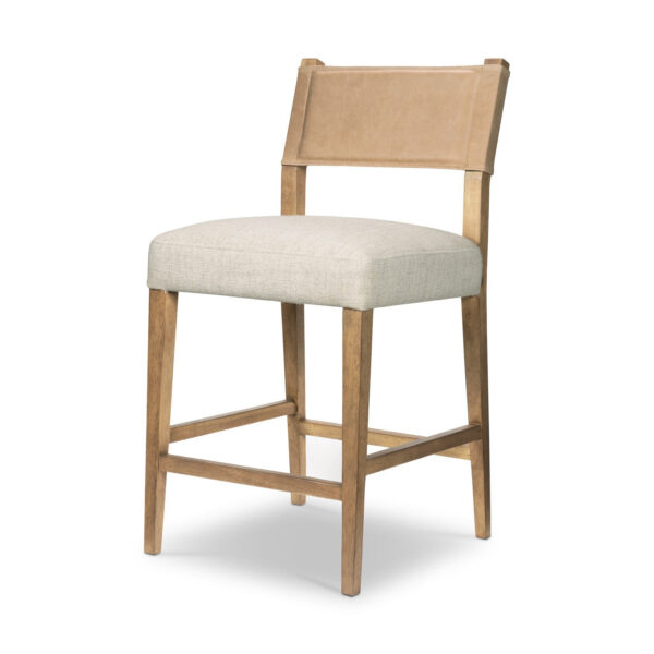Ferris Counter Stool - Thames Cream, Burnished Parawood, Winchester Beige