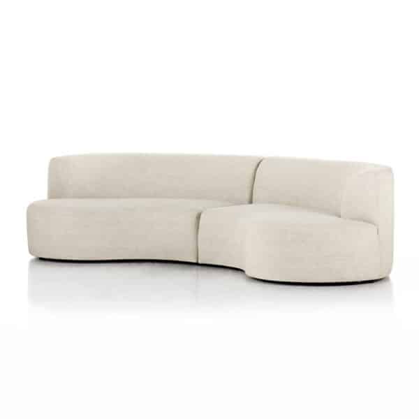 Opal Outdoor 2 Piece Curved Sectional