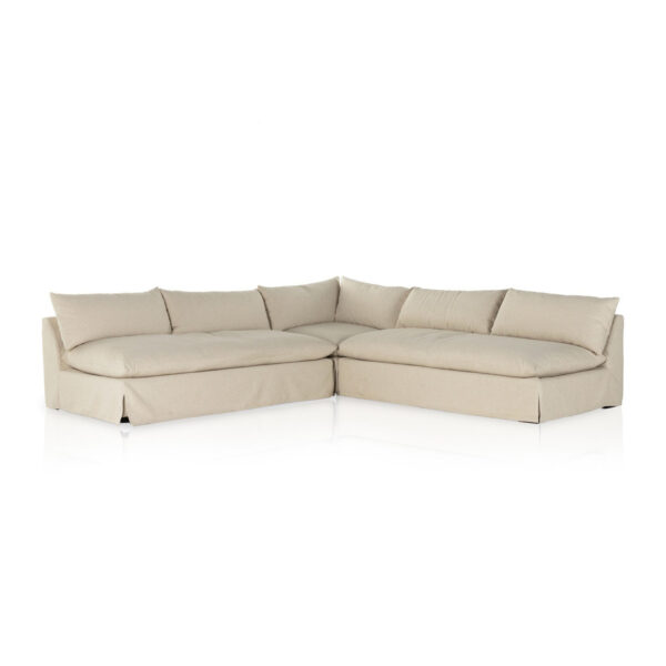 Grant Slipcover 3 Piece Sectional