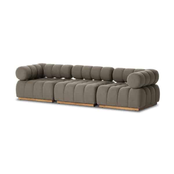 Roma Outdoor 3 Piece Sectional Sofa