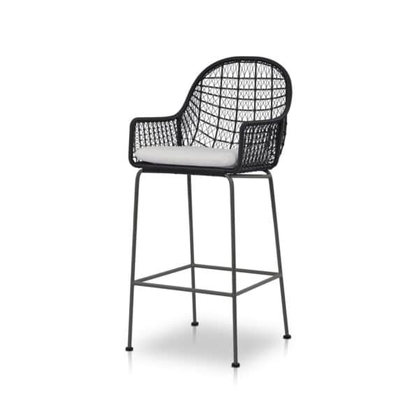 Bandera Outdoor Stool with Cushion