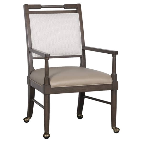 Kennedy Dining Chair - With Arm, With Four Casters