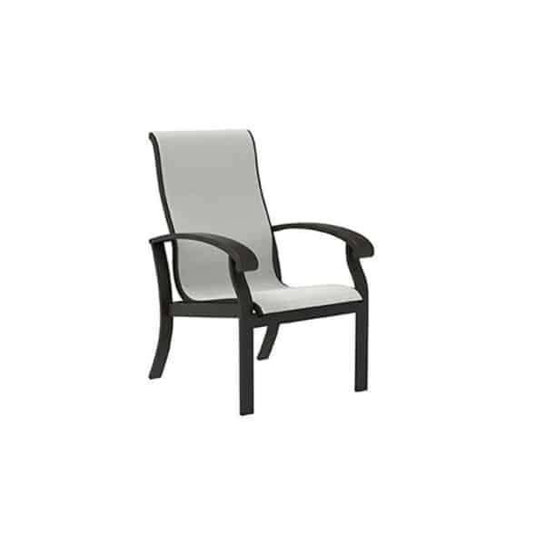 Smith Lake Sling High Back Dining Armchair